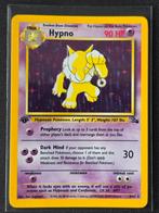 Pokémon Kaart - Hypno First Edition - Fossil Near Mint (NM), Ophalen of Verzenden, Gebruikt, Losse kaart, Foil