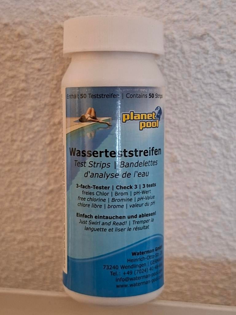 Planet Pool Teststrips voor Zwembadwater, Ophalen of Verzenden, Nieuw, Reinigingsmiddel