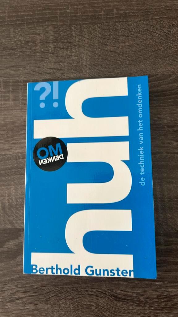 Berthold Gunster - Huh?!, Boeken, Psychologie, Zo goed als nieuw, Ophalen of Verzenden