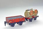 oude Märklin spoor 0 treinen - 2 goederen wagons, Antiek en Kunst, Antiek | Speelgoed, Verzenden