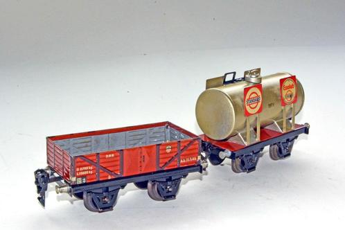 oude Märklin spoor 0 treinen - 2 goederen wagons, Antiek en Kunst, Antiek | Speelgoed, Verzenden