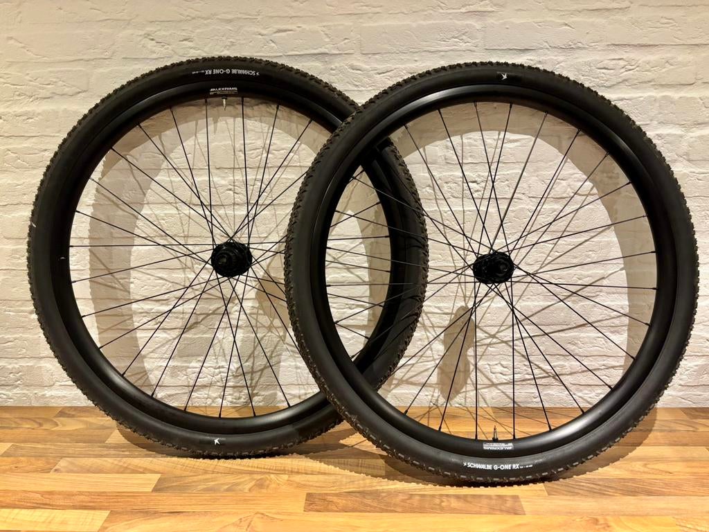 Gravelbike wielset Alexrims race x25 disc, Ophalen, Zo goed als nieuw, Racefiets, Wiel