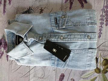 14.) Spijker Blouse G-Star Raw - M Blauw beschikbaar voor biedingen