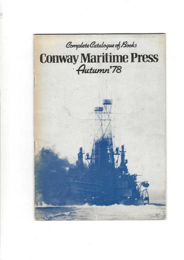 Conway Maritieme Press 1978 boekje met 24 blz beschikbaar voor biedingen