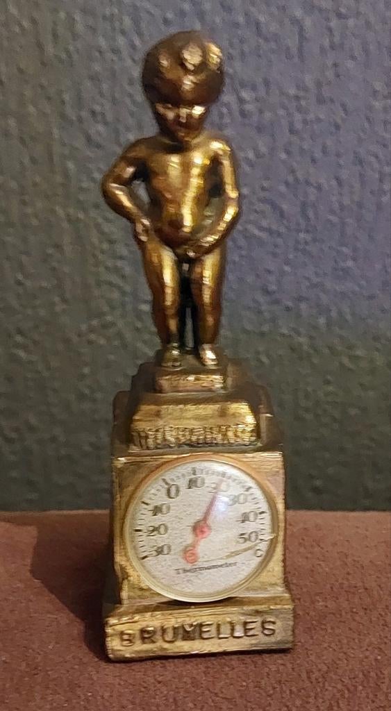 Manneken Pis Thermometer Brussel, Antiek en Kunst, Ophalen of Verzenden