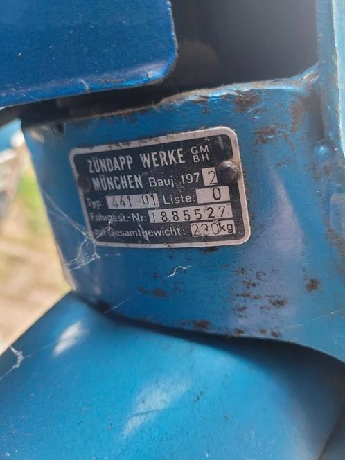 Zundapp 441-01 uit 1972, Fietsen en Brommers, Brommers | Zundapp, Gebruikt, Overige modellen, Ophalen of Verzenden