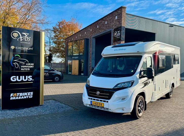 Fiat Hobby Optima V65GE bj 2018, Caravans en Kamperen, Campers, Bedrijf, tot en met 3, Half-integraal, Hobby, Fiat, Diesel, Handgeschakeld