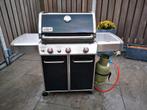 Weber Genesis met searstation, zijbrander en toebehoren, Ophalen, Gebruikt, Weber