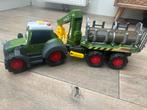 Speelgoed Tractor met Houtkraan - Mist Boomstam, Kinderen en Baby's, Speelgoed | Speelgoedvoertuigen, Ophalen, Gebruikt