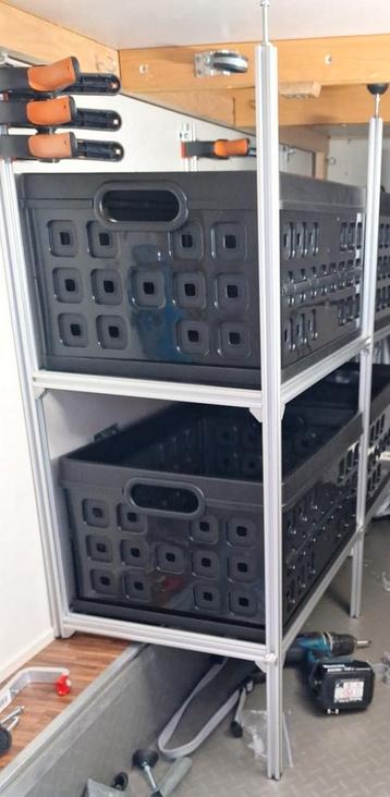 Camper garage opbergsysteem - 2 lagen beschikbaar voor biedingen