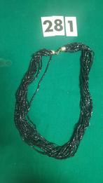 s 281 , halsketting zilver zwart, Ophalen of Verzenden, 'T Olde Gre-j, Info@toldegrej.nl, Endepoelstraat 20f Didam