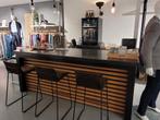 Bar/barmeubel incl barkrukken, Ophalen, Zo goed als nieuw