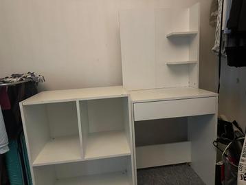 Kaptafel met kastje