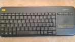Logitech K400 Plus - Draadloos Touch Toetsenbord, Ophalen, Gebruikt, Toetsenbord en muis-set, Logitech