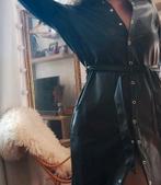 Mooie Leren Jumpsuit maat M, Kleding | Dames, Jumpsuits, Verzenden, Zo goed als nieuw, Maat 38/40 (M), Zwart