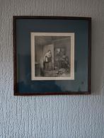 Antieke ets, Antiek en Kunst, Ophalen of Verzenden