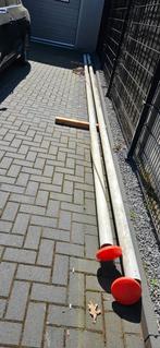 VLAGGEN MASTEN 8 METER HOOG ALUMINIUM 4MM DIK 2 STUKS, Telecommunicatie, Antennes en Masten, Ophalen, Zo goed als nieuw, Mast
