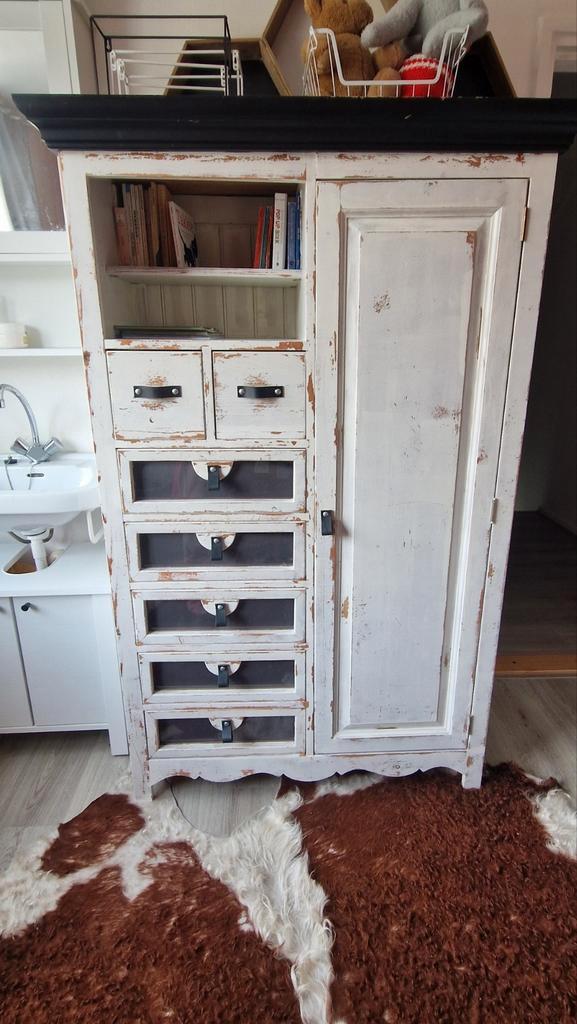 Complete kinderkamer met bed, kasten en kapstok, Antiek en Kunst, Antiek | Meubels | Kasten, Ophalen