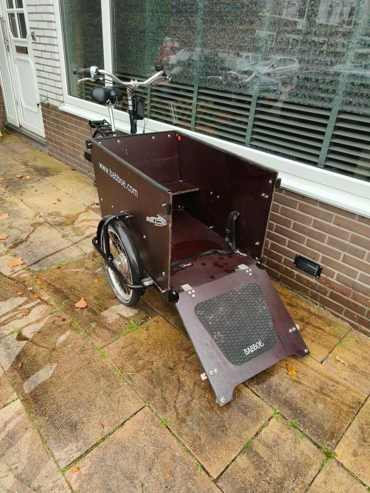 Bakfiets baboe dog, Fietsen en Brommers, Fietsen | Bakfietsen, Zo goed als nieuw, Overige merken, Goederen, Huif, Ophalen