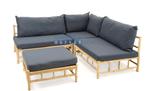 loungeset bamboo, Ophalen, 4 zitplaatsen, Bank, Nieuw