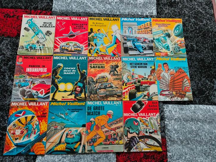 Michel Vaillant - 14 Stripboeken, Boeken, Stripboeken, Gelezen, Meerdere stripboeken, Ophalen of Verzenden