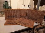 Riviera Maison Rattan Place Mats 5 x, Ophalen of Verzenden, Gebruikt