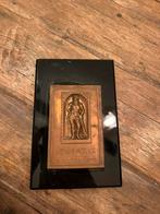 Levert & Co Amsterdam Plaquette brons op natuursteen, Antiek en Kunst, Ophalen of Verzenden