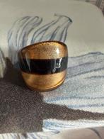Murano Glas Lampwork Ring, Sieraden, Tassen en Uiterlijk, Ringen, Bruin, Verzenden, Nieuw, Dame of Heer