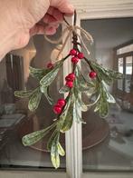 Nieuwe decoratieve mistletoe rood of wit bessen - 23 cm, Diversen, Kerst, Ophalen of Verzenden, Nieuw