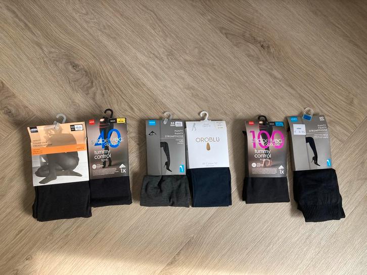 Div. Panty’s en leggings zwart en blauw en grijs, Kleding | Dames, Leggings, Maillots en Panty's, Nieuw, Panty, Overige maten