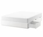 IKEA NORDLI bed wit, Huis en Inrichting, Ophalen, Gebruikt, Wit, 140 cm