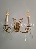 Brocante Wandlamp met Kristallen (4 stuks beschikbaar), Ophalen