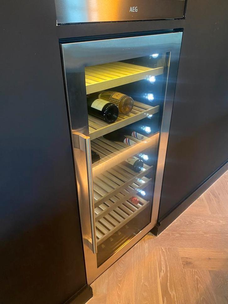 Wijnklimaatkast Schreuder & Waterman groot model, Witgoed en Apparatuur, Koelkasten en IJskasten, Zo goed als nieuw, Zonder vriesvak