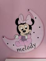 Geboorte bord minnie mouse naam is met stickers, Ophalen of Verzenden, Zo goed als nieuw