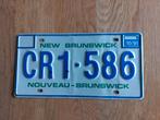 Kentekenplaat nummerbord New Brunswick Canada, Verzamelen, Automerken, Motoren en Formule 1, Ophalen of Verzenden, Gebruikt, Auto's