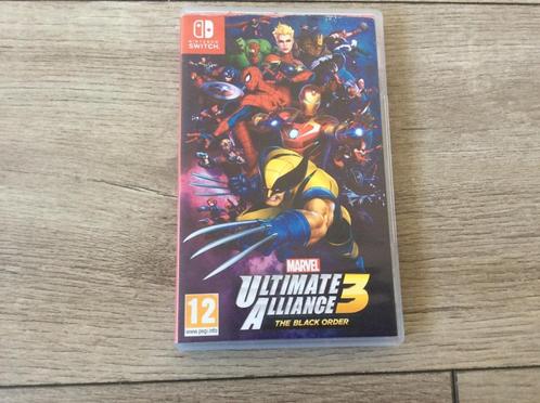 Marvel Ultimate Alliance 3 the Black Order Nintendo Switch, Spelcomputers en Games, Games | Nintendo Switch, Zo goed als nieuw