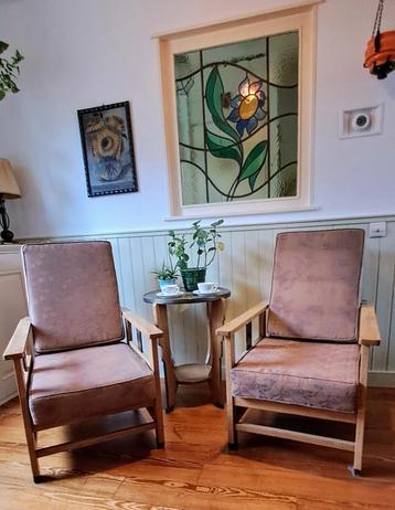 set Art Deco fauteuils (rookstoelen)