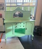 Mooie Kaptafel / Dressoir - Opgeknapt Showstuk!, Gebruikt, 100 tot 150 cm, Ophalen of Verzenden, Met lade(s)