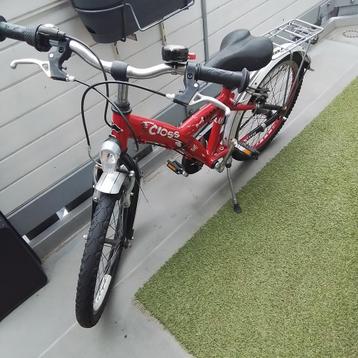 Closs jongens fiets 20 inch met 3v en terug trap rem  beschikbaar voor biedingen