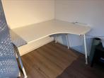 Ikea Galant hoekbureau wit, Huis en Inrichting, Bureaus, Ophalen, In hoogte verstelbaar, Zo goed als nieuw, Bureau