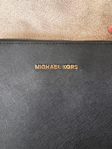 Michael Kors jet set crossbodytas zwart goud zgan beschikbaar voor biedingen