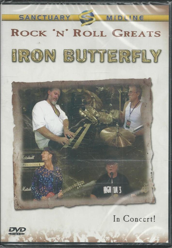 Iron Butterfly - In concert, Rock 'n' roll classics, Cd's en Dvd's, Dvd's | Muziek en Concerten, Nieuw in verpakking, Muziek en Concerten