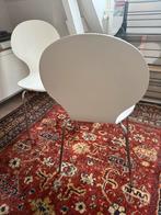 2 Witte Vlinderstoeltjes, Huis en Inrichting, Ophalen, Gebruikt, Twee, Wit