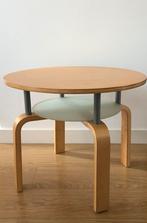 Vintage IKEA Pitea bijzettafel/ salontafel Alvar Aalto stijl, 50 tot 100 cm, Rond, Ophalen of Verzenden, Minder dan 50 cm