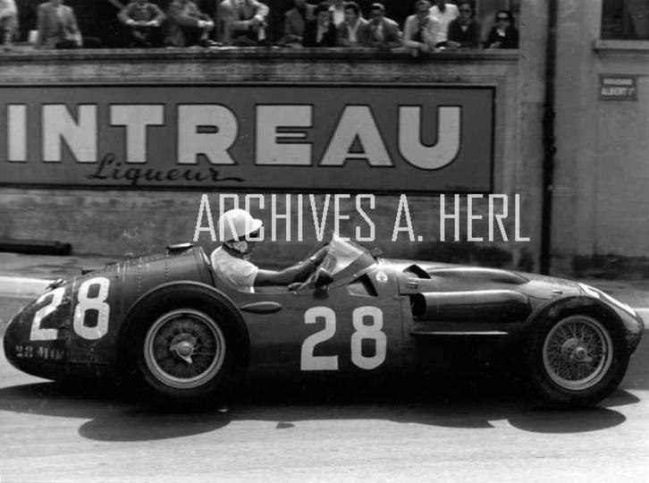 Maserati 250F & Stirling Moss – Italian GP Monza 1954 foto, Verzamelen, Automerken, Motoren en Formule 1, Nieuw, Auto's, Verzenden