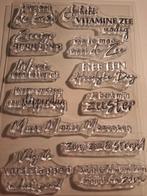 Tekststempel marianne design, Ophalen of Verzenden, Zo goed als nieuw, Clearstamp