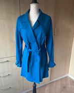 Kobalt blauwe lange blazer maat 40 CPM, Kleding | Dames, Maat 38/40 (M), Blauw, Ophalen of Verzenden, Zo goed als nieuw