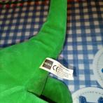 Hema groene Dino dinosaurus knuffel 33 cm groot, Ophalen of Verzenden