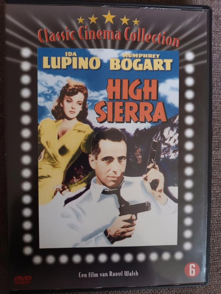 High Sierra  film noir met Humphrey Bogart, Cd's en Dvd's, Dvd's | Klassiekers, Zo goed als nieuw, Thrillers en Misdaad, 1940 tot 1960
