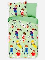 Beddengoedset Voetbal 140 x 200 cm + 60 x 70 cm Als nieuw, Jongetje of Meisje, Dekbedovertrek, Ophalen of Verzenden, Zo goed als nieuw